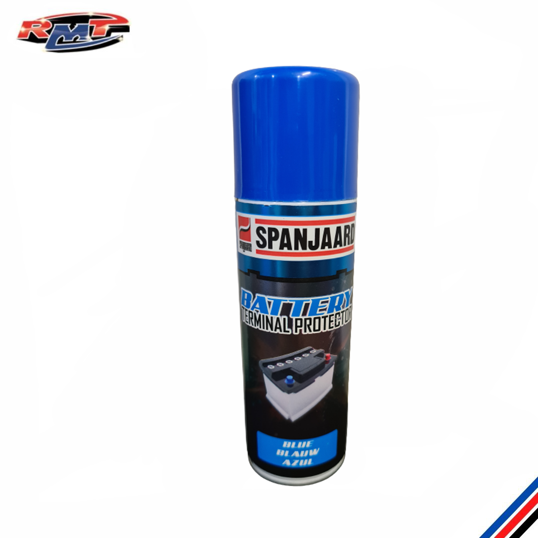 Spanjaard Battery Terminal Protector(Blue) 200ml RMT Motor Spares